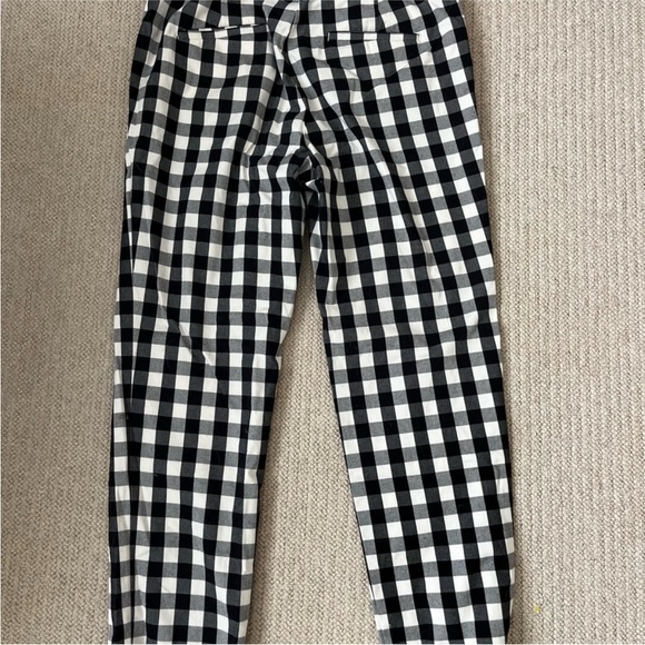 Ann Taylor the Tall Gingham Cotton Crop Pant Size 6 Tall - Picture 3 of 4
